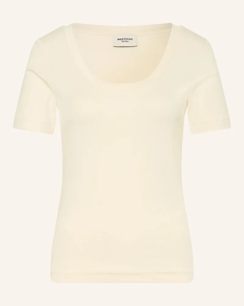 Max Mara T-Shirt Multij weiss Creme