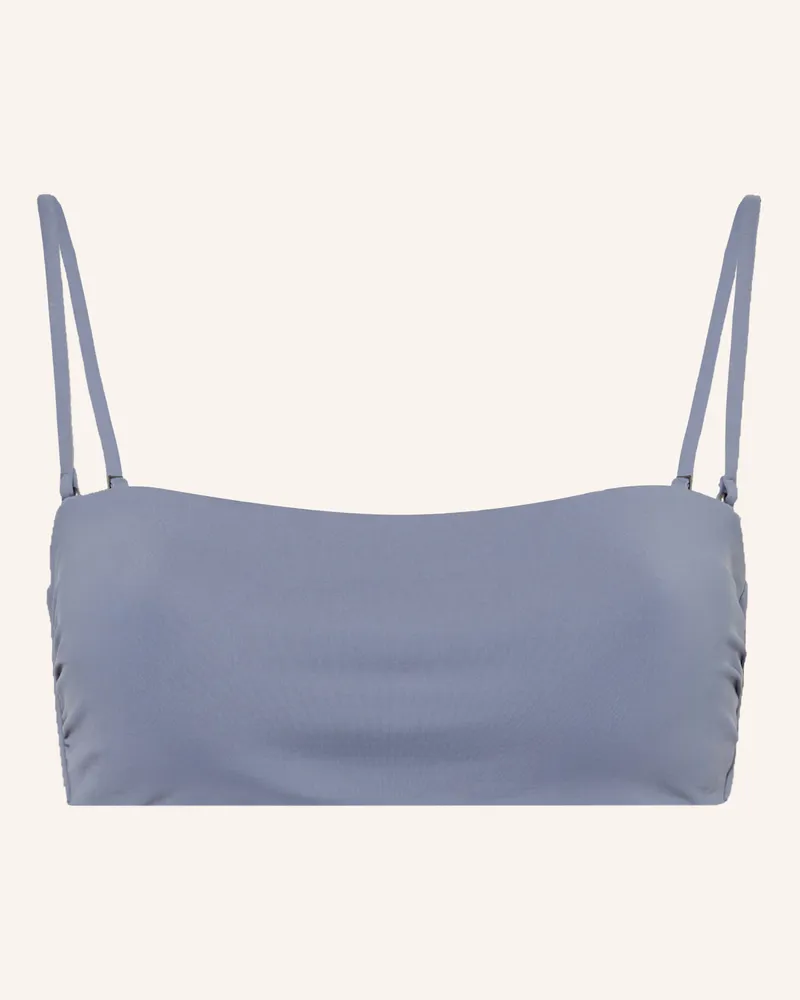 Calvin Klein Bandeau-Bikini-Top CK ESSENTIALS Blaugrau