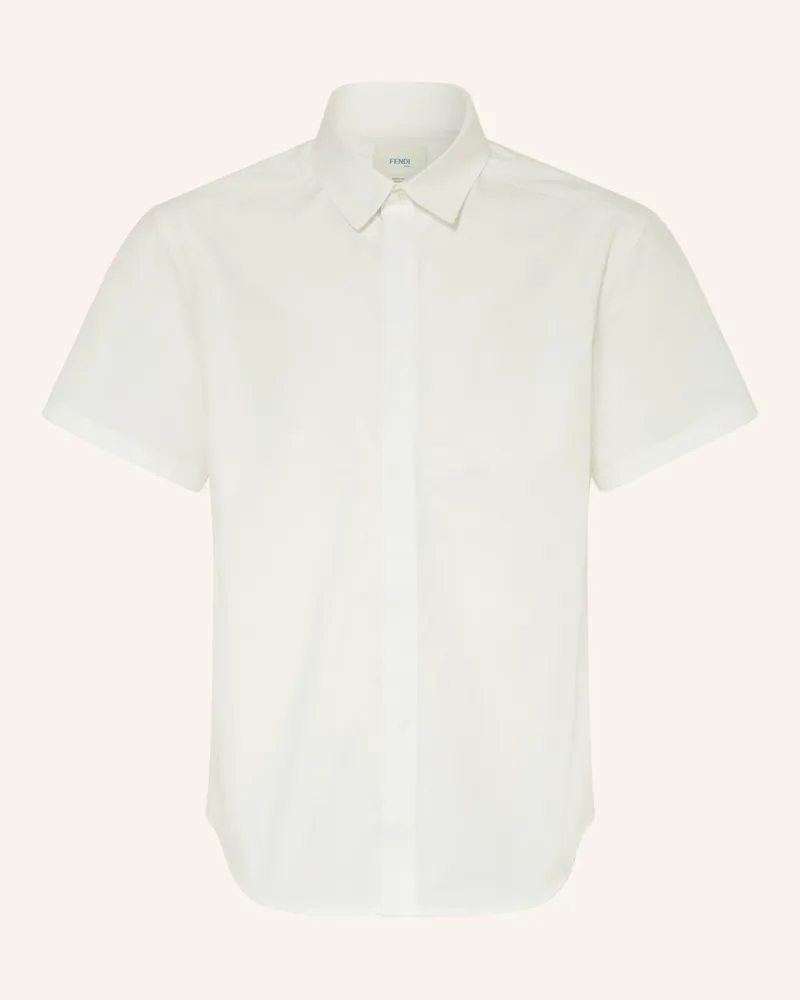 Fendi Kurzarm-Hemd weiss Weiss