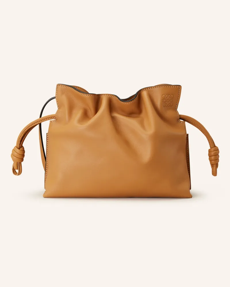 Loewe Beuteltasche FLAMENCO MINI Cognac