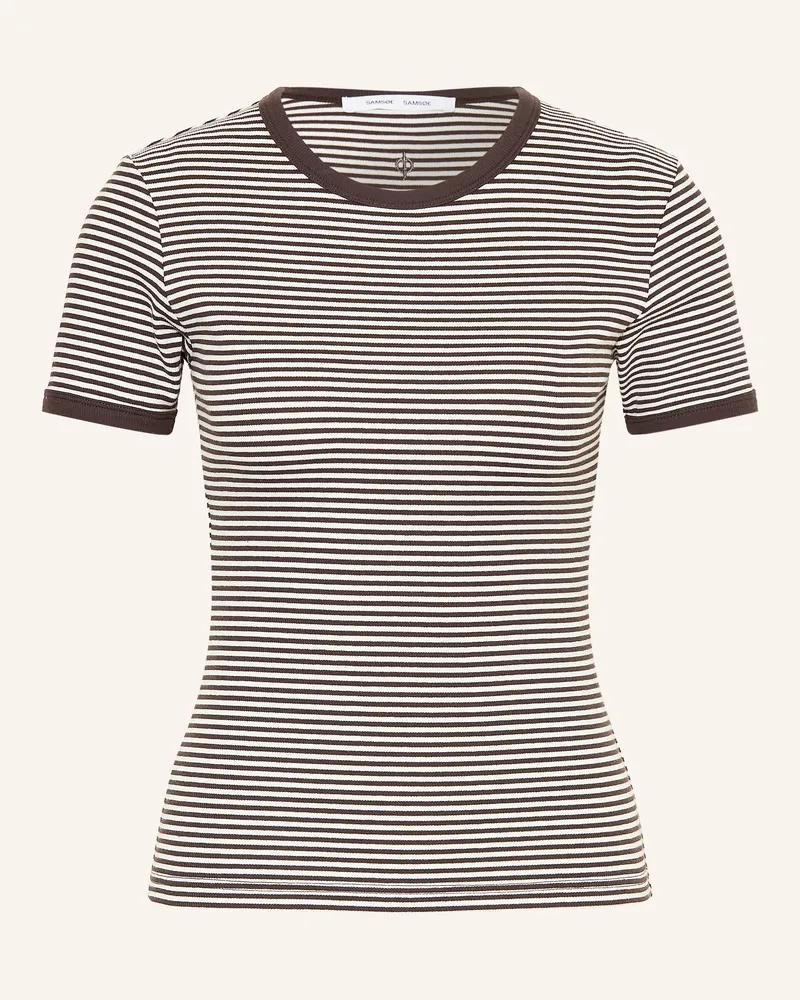Samsøe & Samsøe T-Shirt Salinas braun Dunkelbraun
