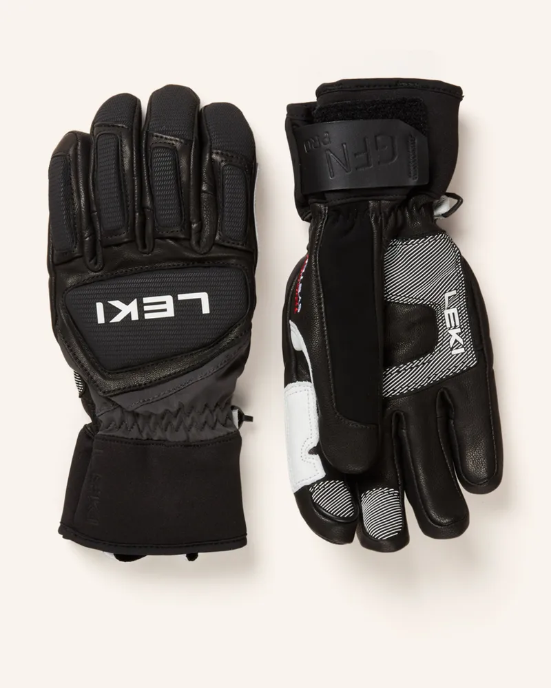 Leki Skihandschuhe GRIFFIN PRO 3D Schwarz