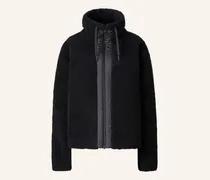 Midlayer-Teddy-Jacke Ninetta schwarz