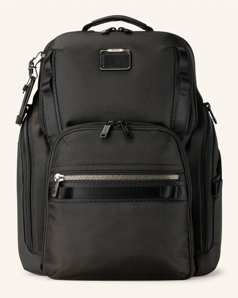 Tumi Alpha Bravo Rucksack Search Backpack Mit Laptop-Fach schwarz Schwarz