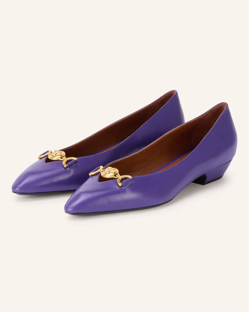 Versace Ballerinas lila Lila
