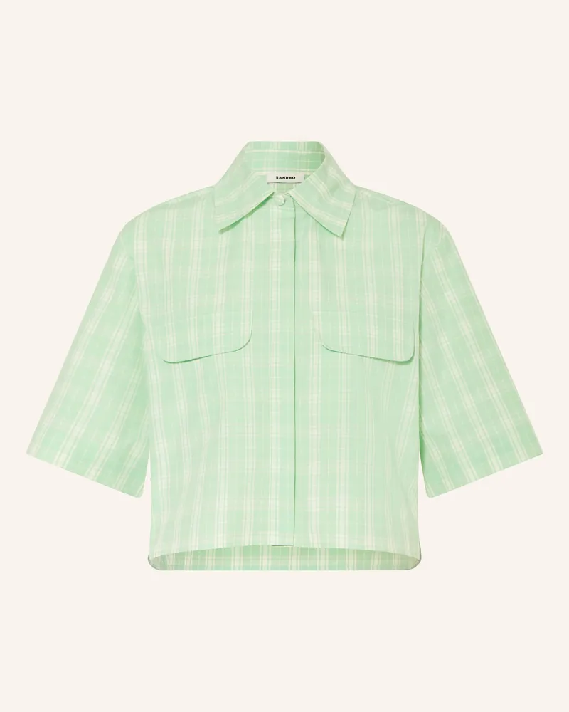 Sandro Blusenshirt gruen Hellgrün