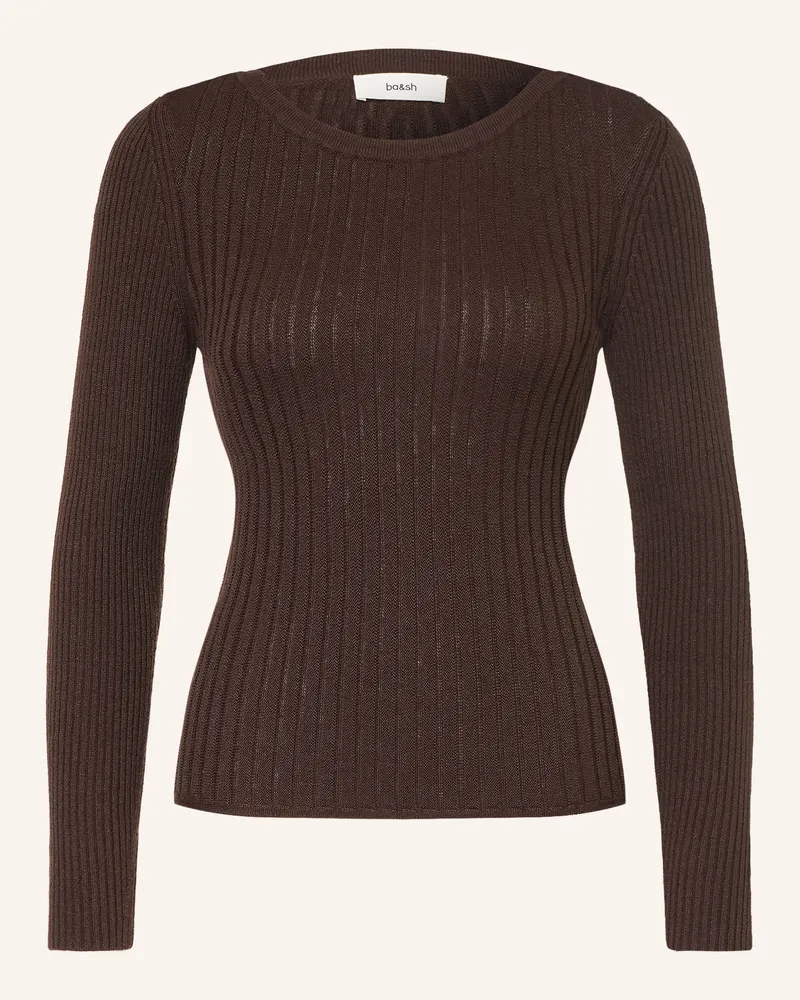 ba&sh Pullover Palma braun Dunkelbraun