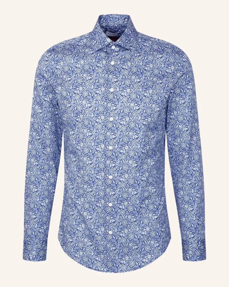 Seidensticker Business Hemd Slim Fit Dunkelblau