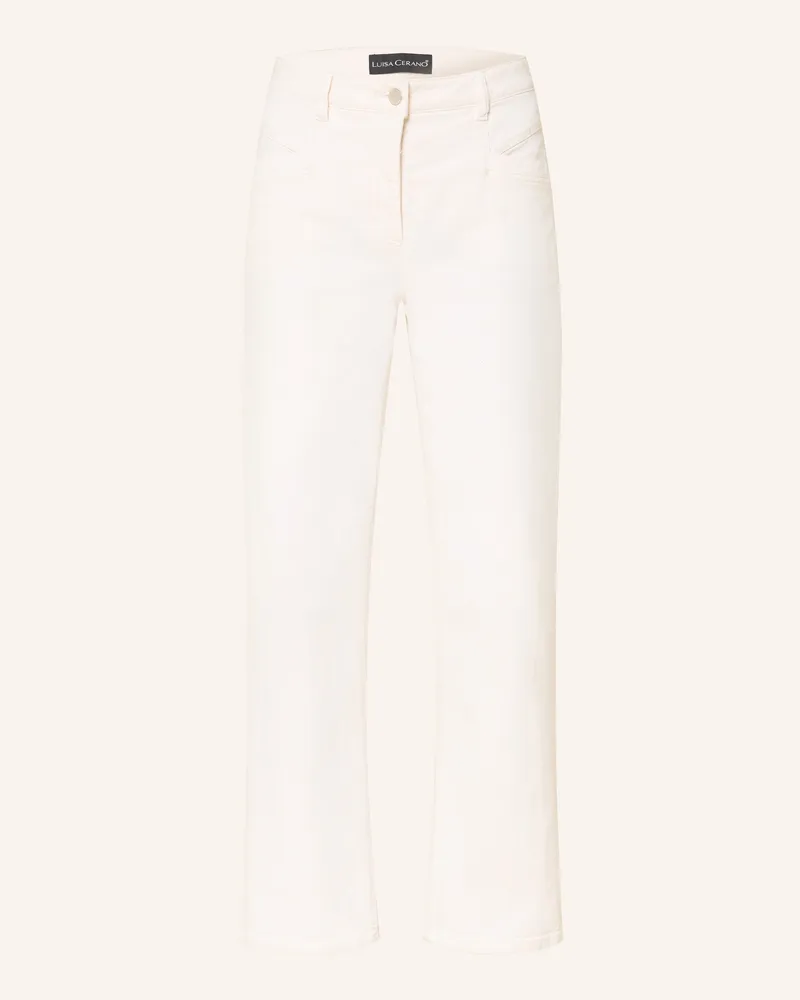 Luisa Cerano Straight Jeans weiss 105
