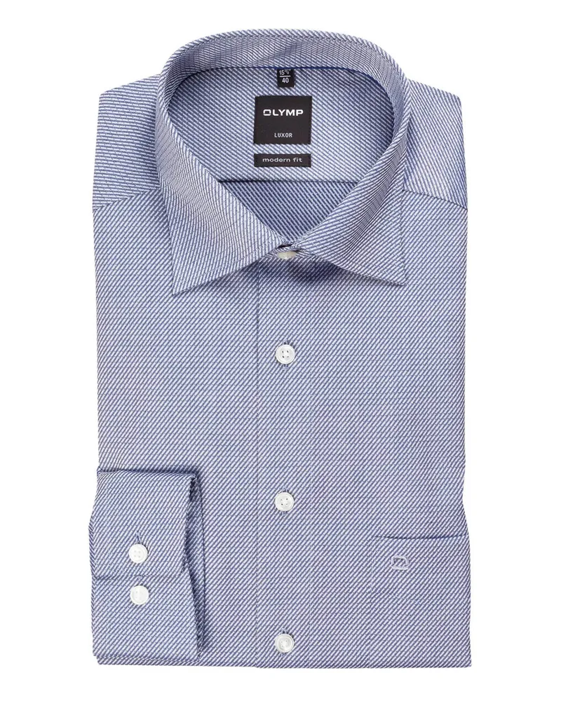 Olymp Hemd Luxor Modern Fit blau Marine