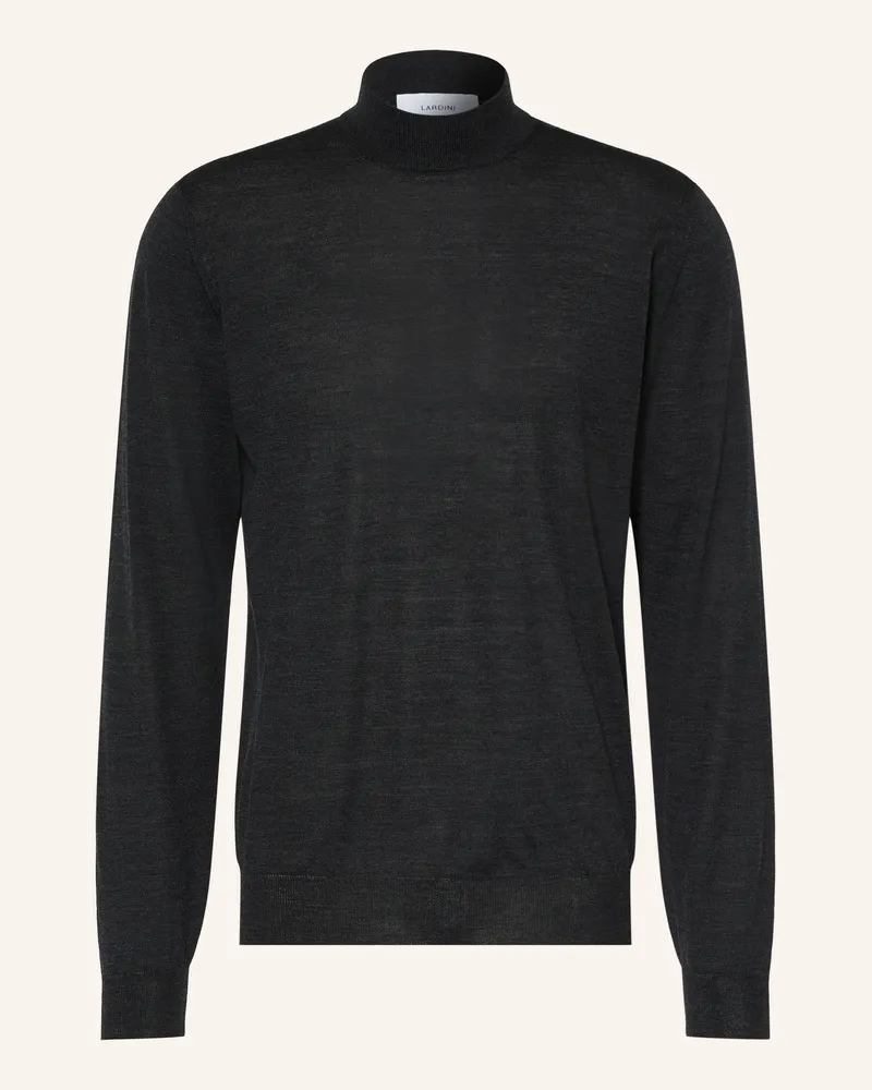 LARDINI Pullover grau Dunkelgrau