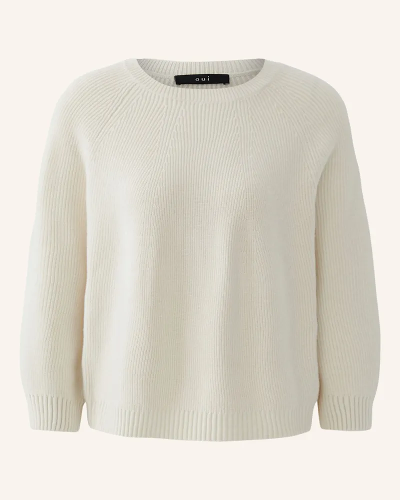 Oui  Pullover weiss Weiss