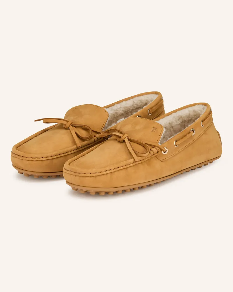 TOD'S Mokassins GOMMA Camel