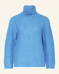 ROSSO35 Alpaka-Pullover Blau