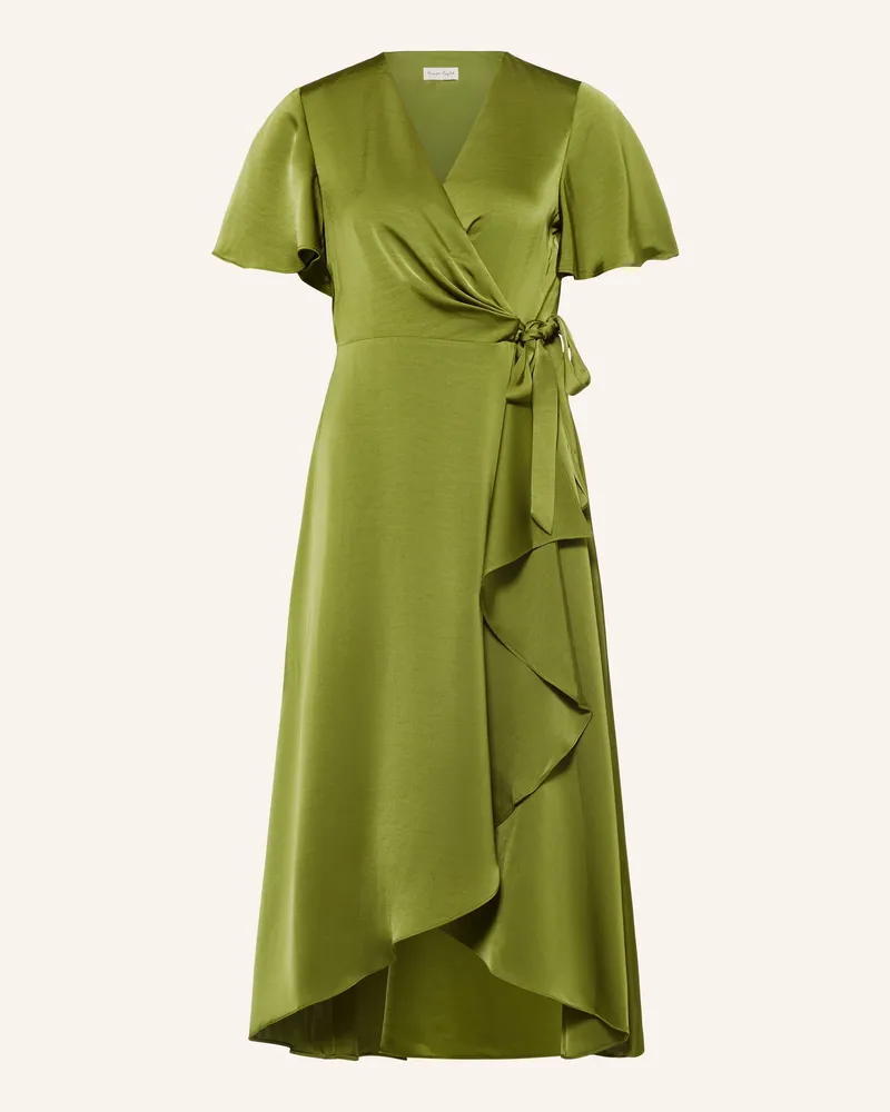 Phase Eight Wickelkleid Julissa Aus Satin gruen Grün