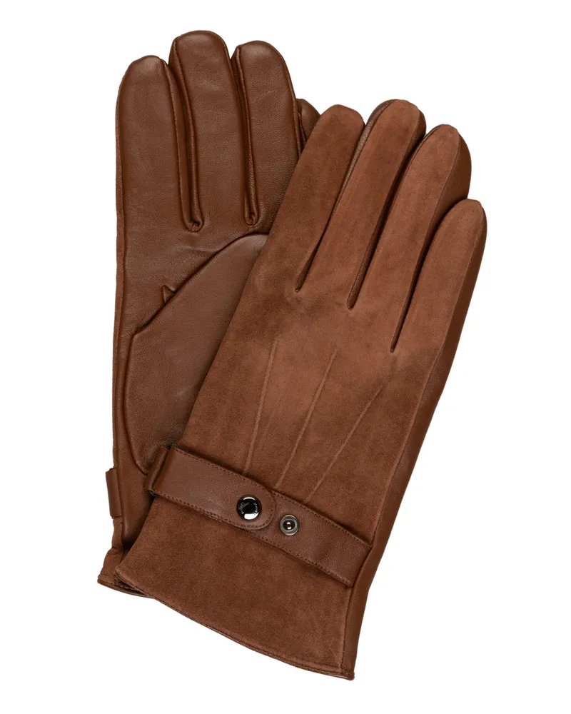 JOOP! Lederhandschuhe braun Braun