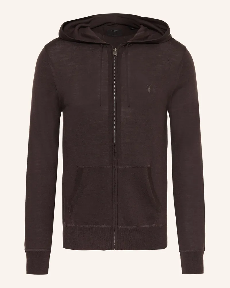 AllSaints Strickjacke MODE Dunkelbraun