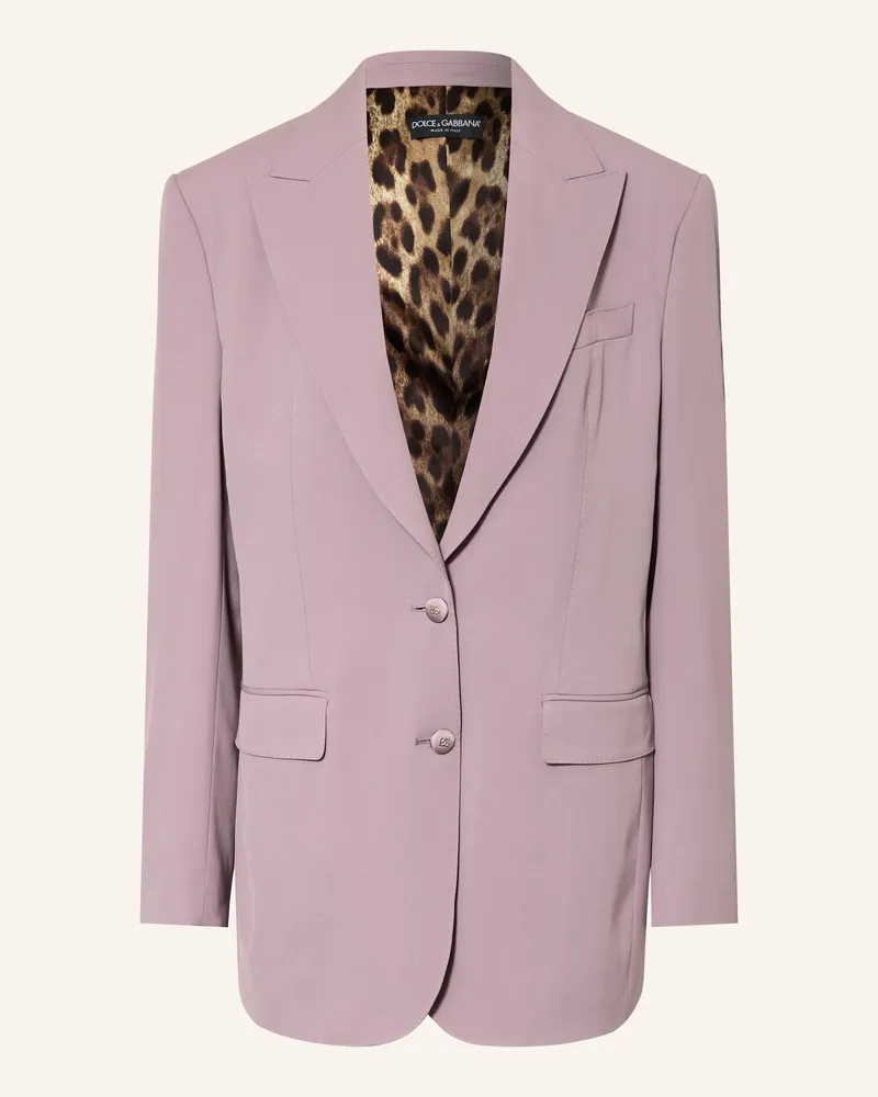 Dolce & Gabbana Longblazer rosa Helllila