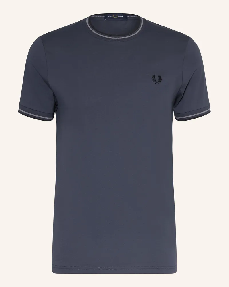 Fred Perry T-Shirt blau Dunkelblau
