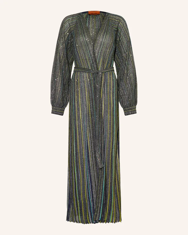 Missoni Strickhülle Mit Glitzergarn Und Pailletten schwarz Schwarz