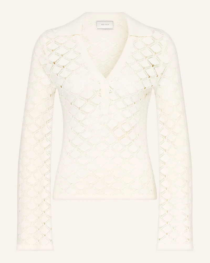 Neo Noir Häkel-Shirt Aston weiss Ecru