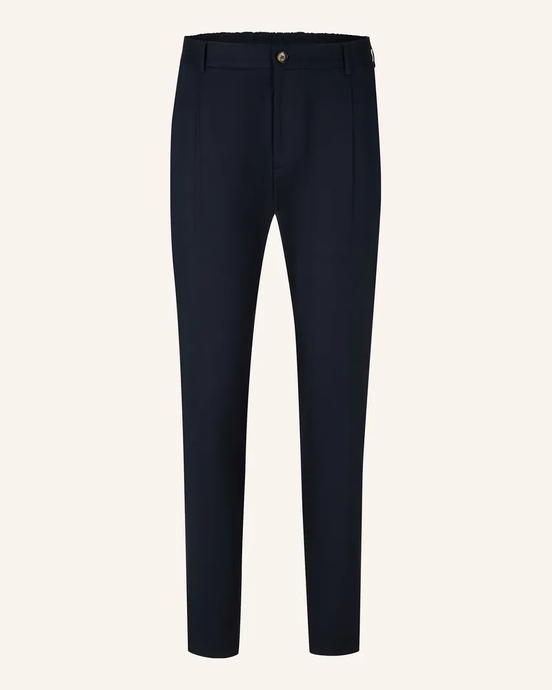 windsor. Bundfaltenhose Shaped Fit Dunkelblau