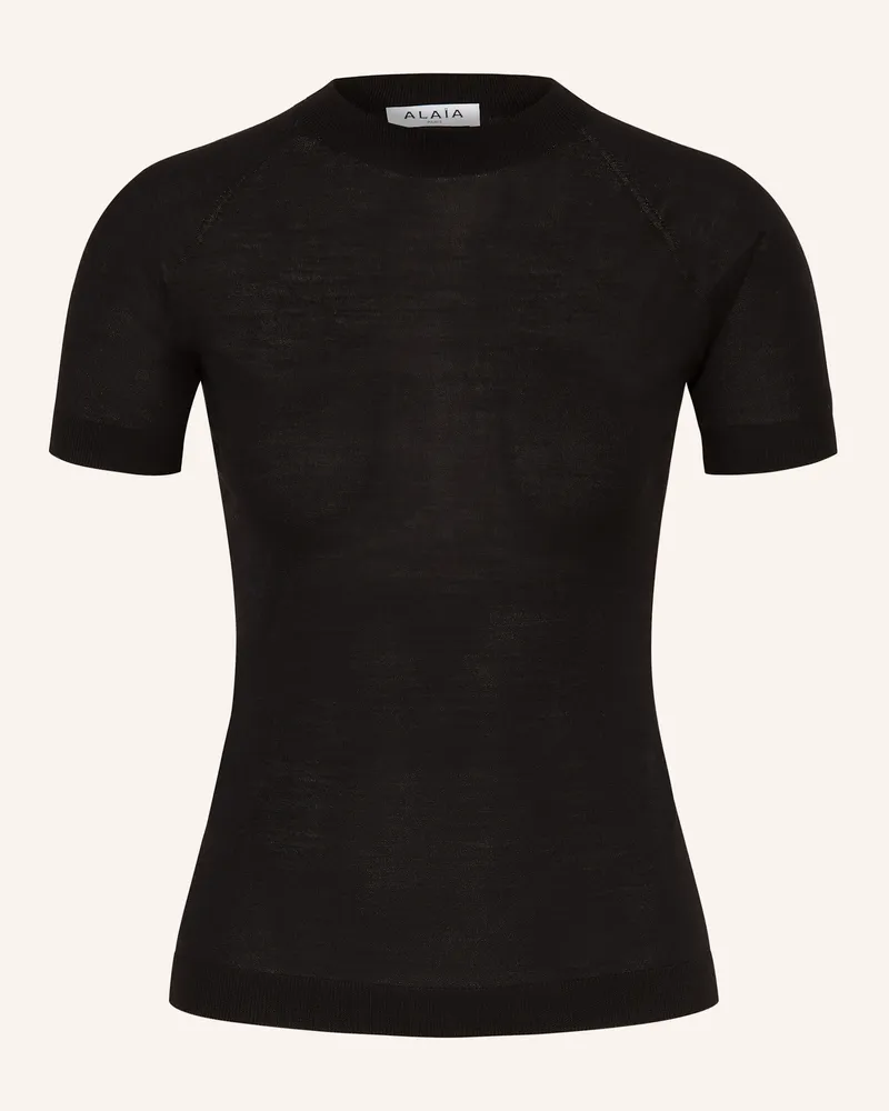 Alaïa Strickshirt schwarz Schwarz