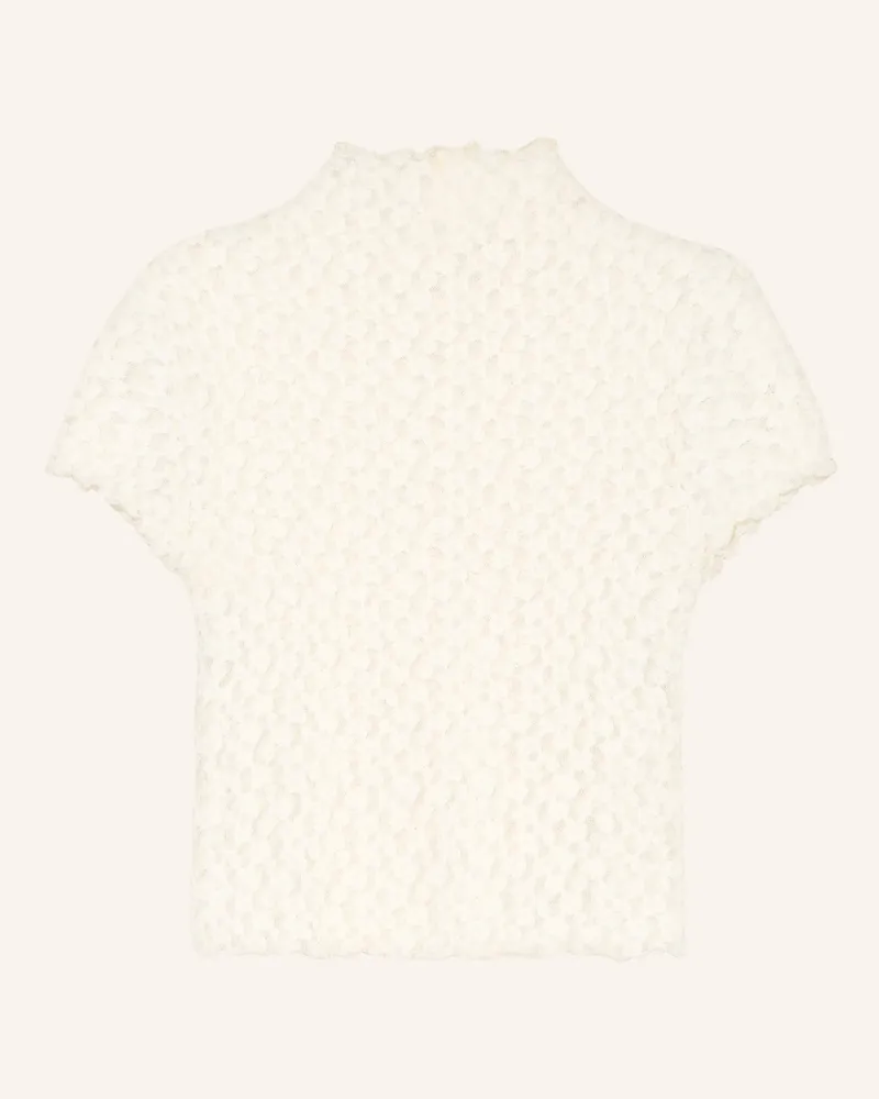 Mrs & HUGS Blusenshirt Aus Spitze weiss Creme