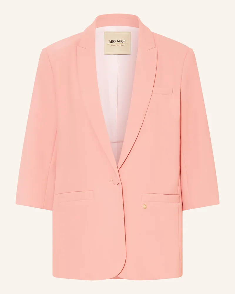 Mos Mosh Blazer Mmjunie Miley Mit 3/4-Arm rosa Hellrot