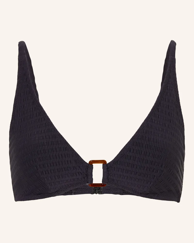 watercult Bügel-Bikini-Top Essential Twist schwarz Schwarz