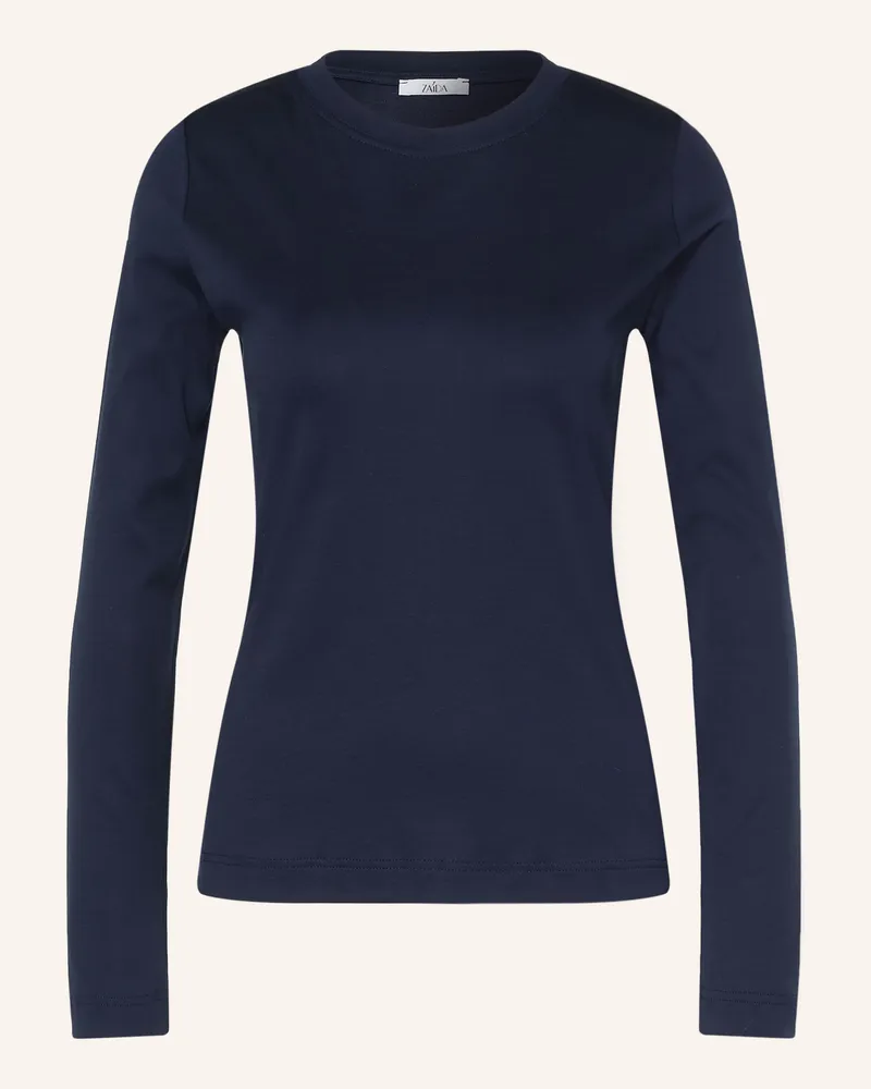 ZAíDA Longsleeve blau Dunkelblau