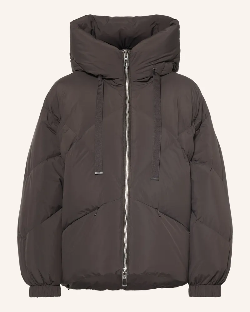 DUNO Daunenjacke Peggie braun Dunkelbraun
