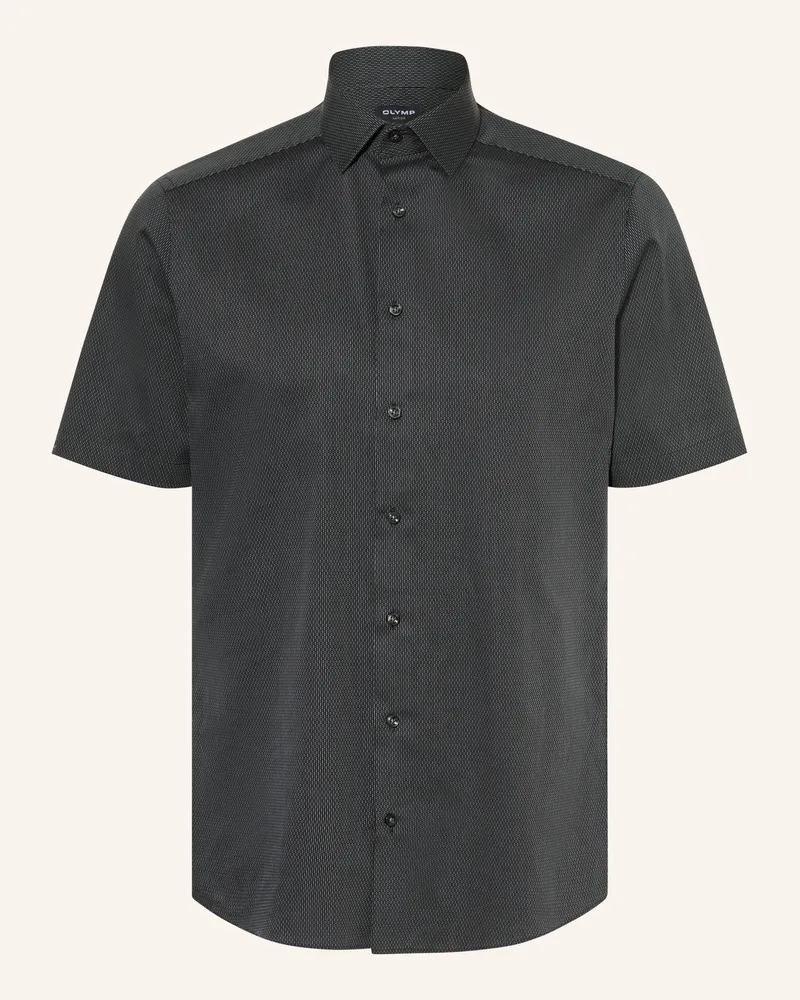 Olymp Kurzarm-Hemd Luxor modern fit Dunkelgrau