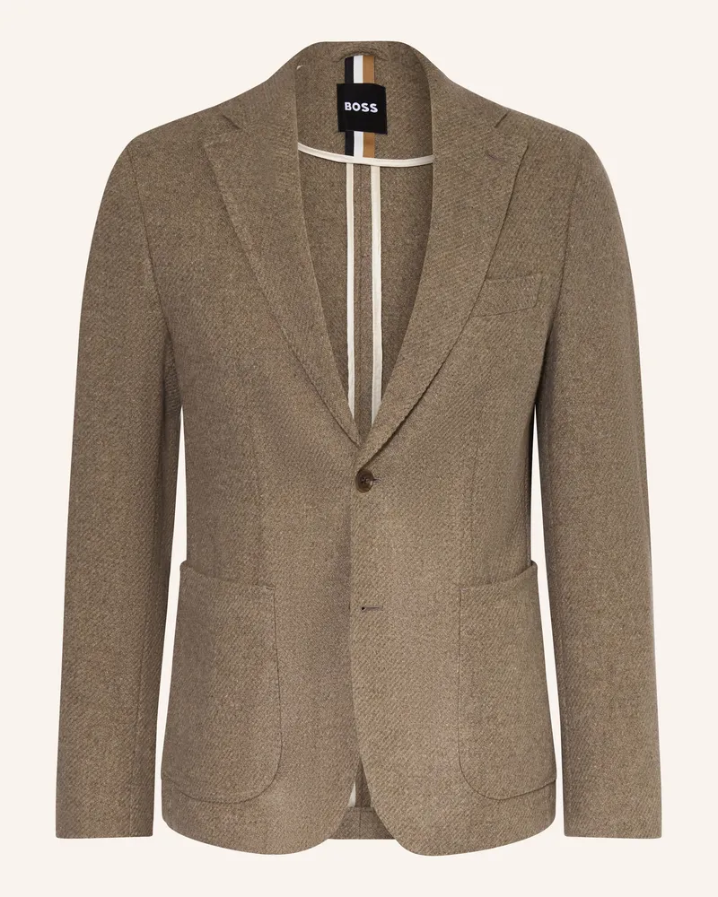 HUGO BOSS Sakko Hanry Slim Fit gruen Khaki