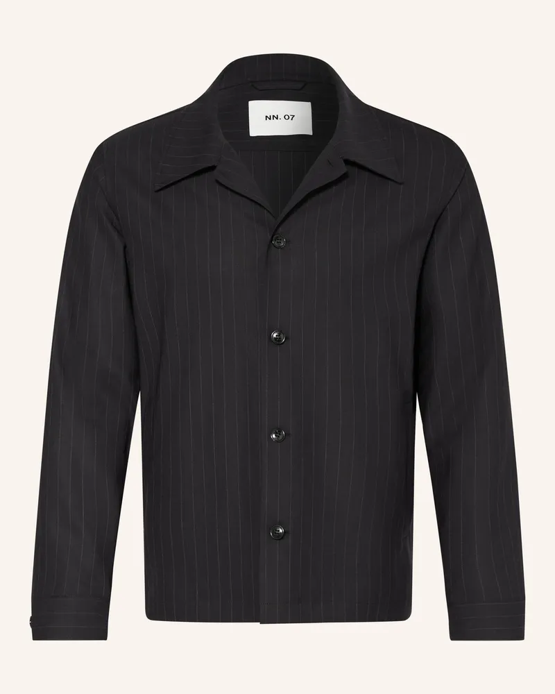 NN 07 Overshirt Zander blau Dunkelblau