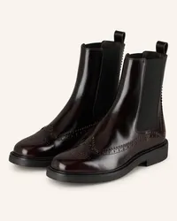 TOD'S Chelsea-Boots - DUNKELBRAUN Rot