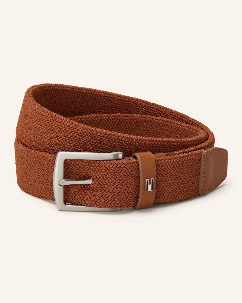 Tommy Hilfiger Flechtgürtel DENTON Braun