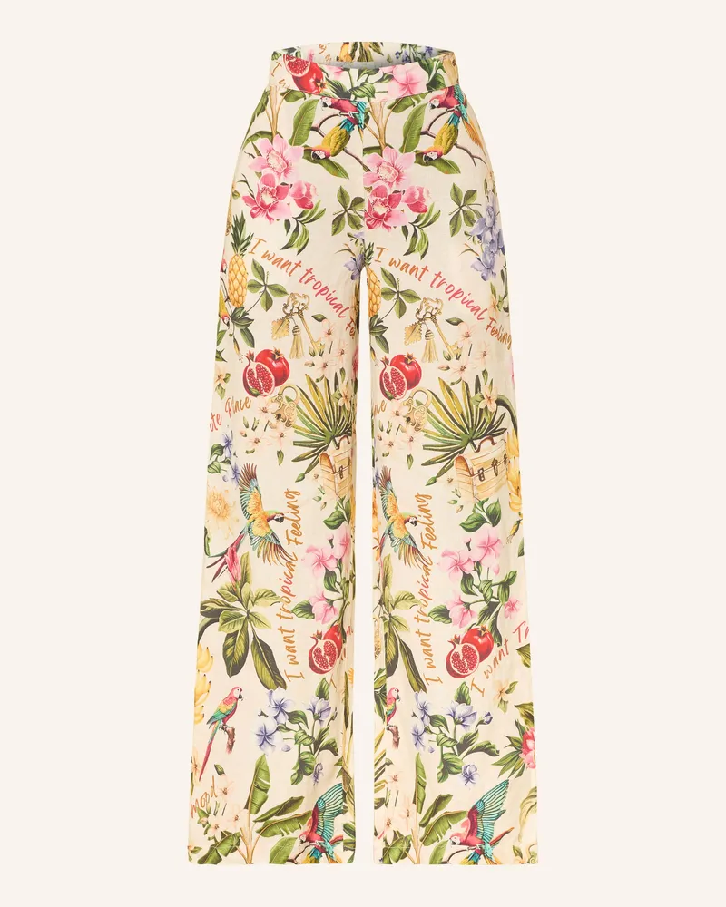 Princess goes Hollywood Leinenhose weiss Creme