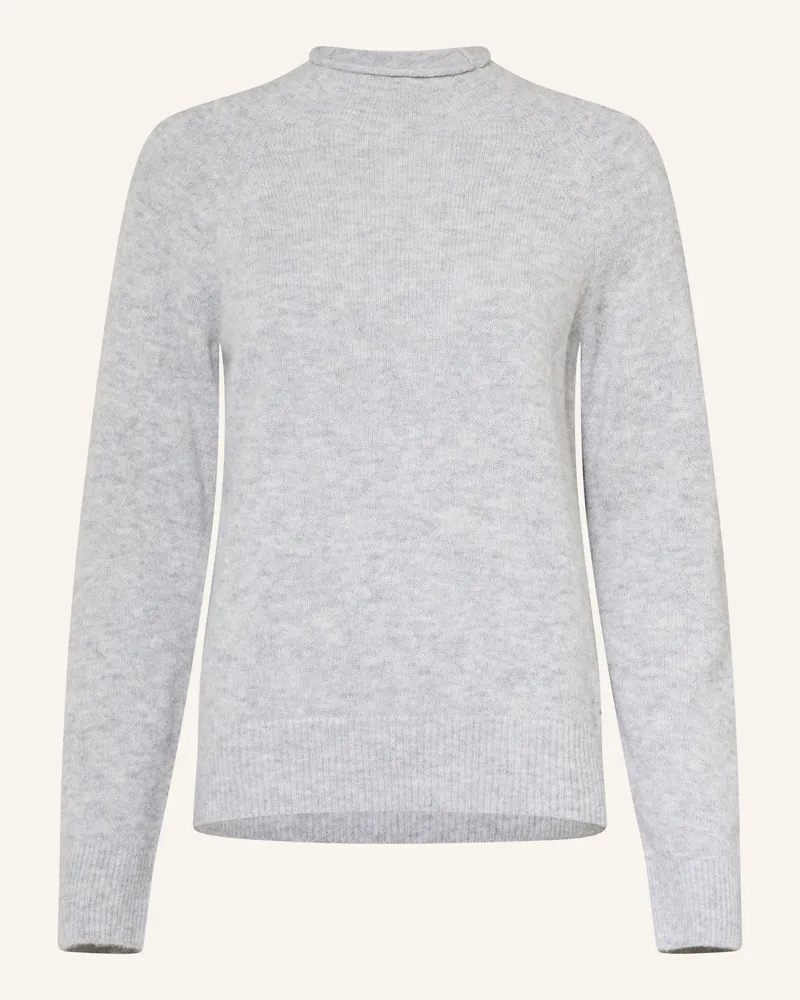 HUGO BOSS Pullover Fesperanasy Mit Alpaka grau Hellgrau