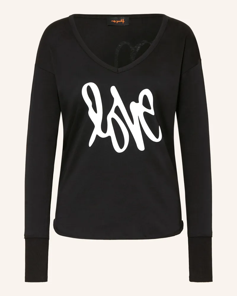 Miss Goodlife Longsleeve schwarz Schwarz