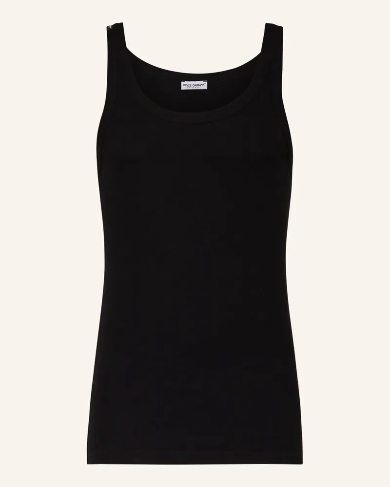 Dolce & Gabbana Unterhemd schwarz Schwarz