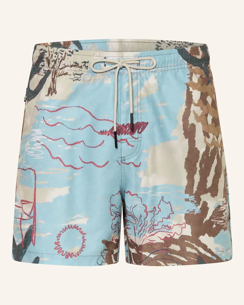 OAS Badeshorts Montara blau Hellblau