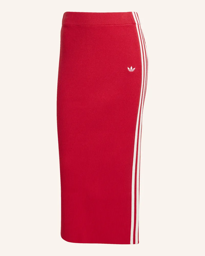 adidas Strickrock ADICOLOR KNIT 3 STRIPES Rot