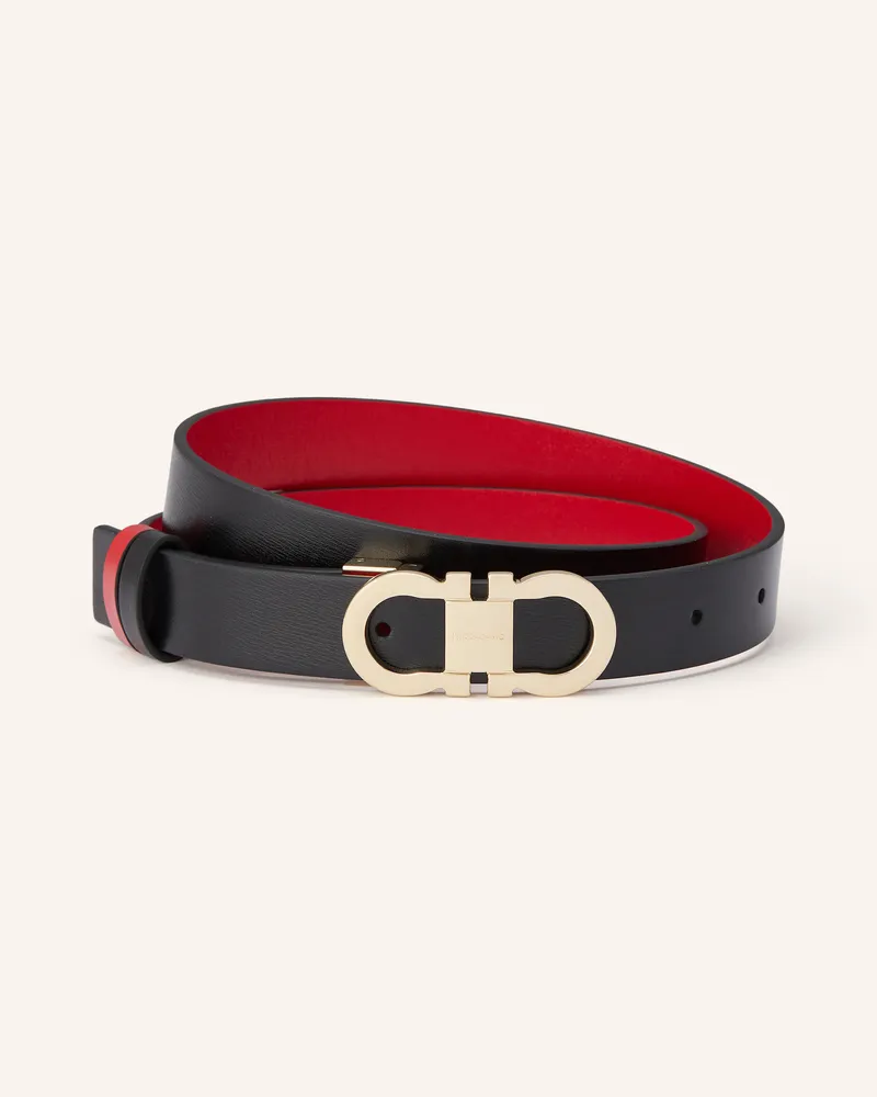 Ferragamo Gürtel Schwarz