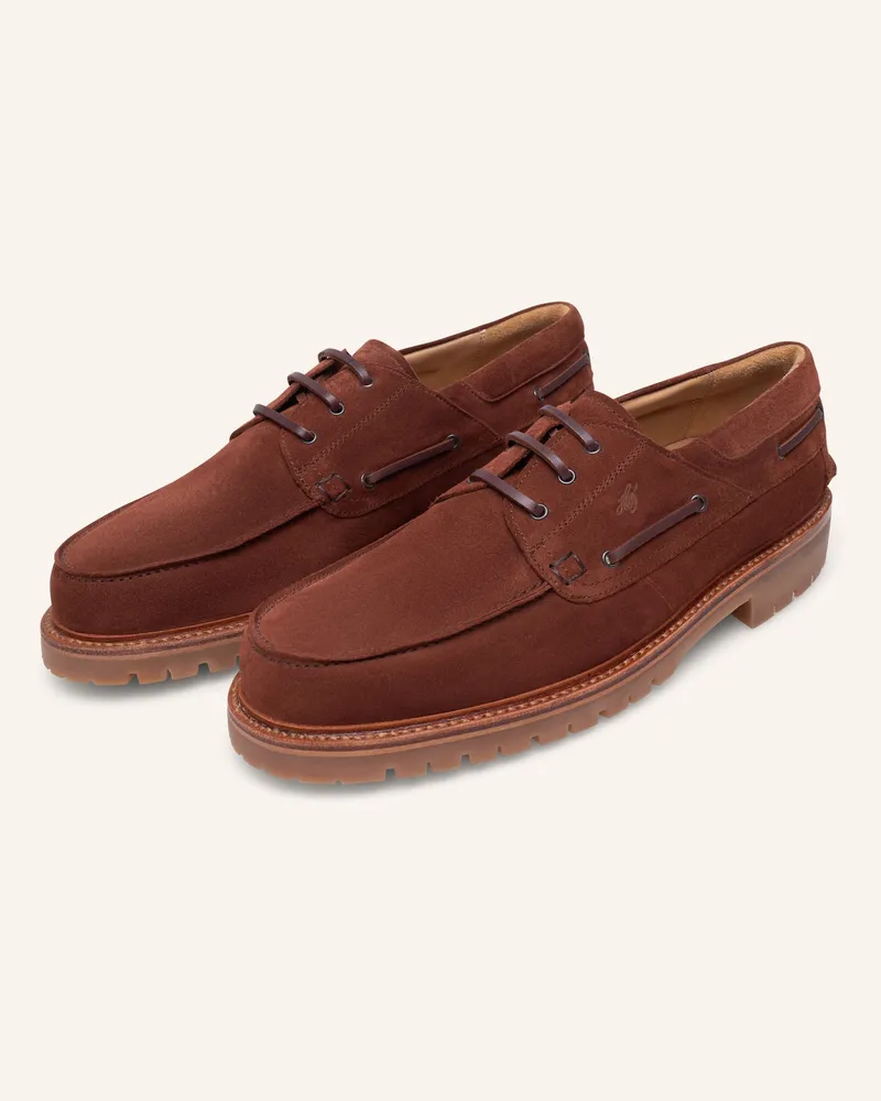 Heinrich Dinkelacker Bootsschuh Miami Plain V braun Braun