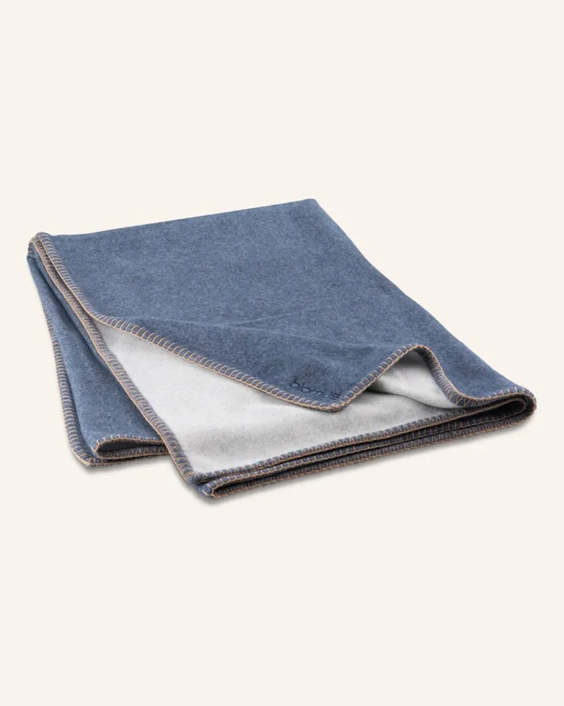 Blomus Decke Ahwi blau Dunkelblau