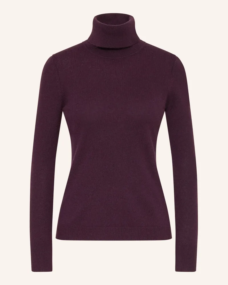 Darling Harbour Rollkragenpullover Aus Cashmere lila Plum
