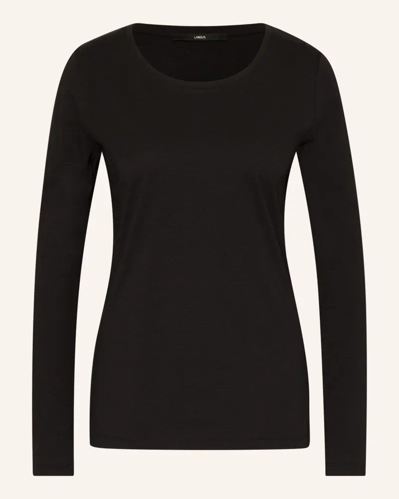 Lanius Longsleeve schwarz Schwarz