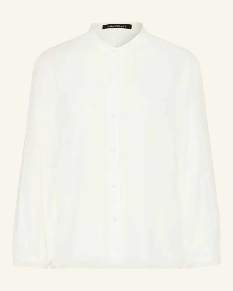 Luisa Cerano Bluse weiss Weiss