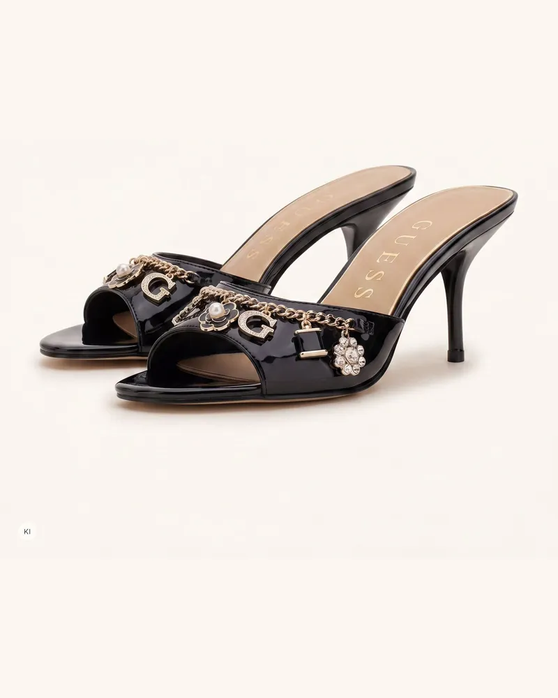 Guess Mules Vanesy schwarz Schwarz